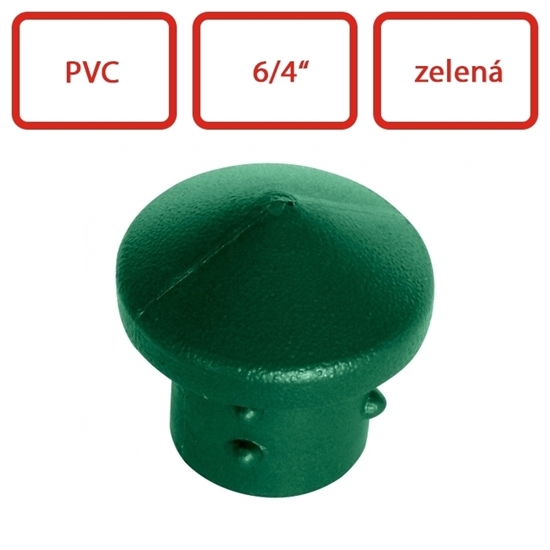 Obrázek z Čepička PVC 6/4" zelená